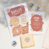 Groovy Daisy Boho Laten we feest vieren Budget Mei
