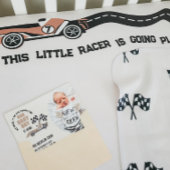 Race Auto Baby Boy Geboorte Aankondiging
