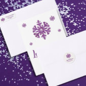 Laisser neiger Flèche-neige pourpre