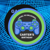 Assiettes En Carton Niveau Déverrouillé Jeu d'Anniversaire Personnalis