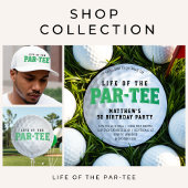 Casquette Brodée Vie Golf du Par Tee Monogram Initial