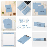 En-tête De Lettre Light blue Linen Fabric Texture