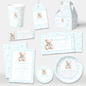 Papier Cadeau Papier d'emballage pour bébé garçon d'ours en pelu