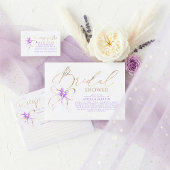 Gobelets En Papier Light Purple Bow Team Bride Bridal Shower
