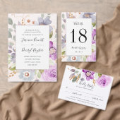 Éventail Lilac Blooms Programme de mariage Ventilateur à ma (Personnalisez la collection de ce créateur indépendant. )