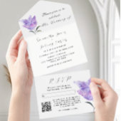 Purple Lilac Flowers Floral Wedding Bride