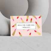 Papier Cadeau Luxe Glam Lipstick Motif en noir