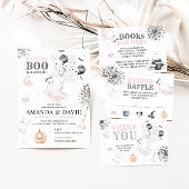 Poster Petit Boo Cute Ghost Halloween Baby Girl Douche