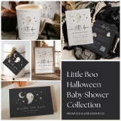 Assiettes En Carton Little Boo Halloween Ghost Baby Shower