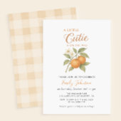 Signe De Table Un Petit Baby shower Citrus Cutie Favoriser Table
