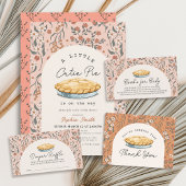 Serviette En Papier Petit Baby shower Floral Rose Pie Cutie