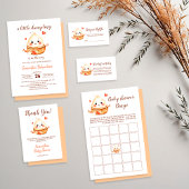 Assiettes En Carton Petit Baby shower d'aquarelle mignon