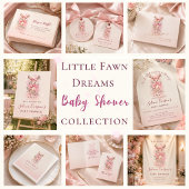 Invitation pour Baby Shower Fille Rose Mignonne Fa