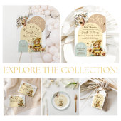 Serviette En Papier Petit miel Baby shower de l'ours des abeilles