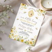 Honey Bee Botanical Floral Shower Menu
