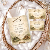 Invitation Little Hunter Woodland Adventure Baby Shower