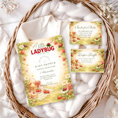 Invitation Little Ladybug Garden Baby Shower