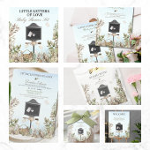 Little Letters Of Love Baby Shower Invitation