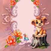 Gobelets En Papier Petit lion mignon