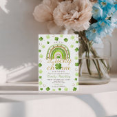 Invitation Lucky Charm Shamrock Baby Shower Invite