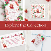 Serviette En Papier Petit Man Gingpain Baby shower de Noël