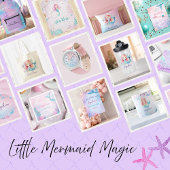 Carnet personnalisé Filles de sirène mignonne