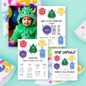 Bloc-note Message de capsule temporelle d'anniversaire de mo