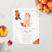 Gobelets En Papier Sweet Little Peach Smoothie 2e fête d'anniversaire