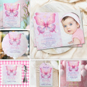 Serviette En Papier Cute Butterfly Birthday Girl Party