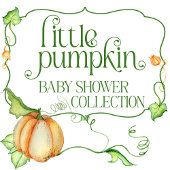 Bannière À Fanions Petit Citrouille Automne Baby shower neutre selon