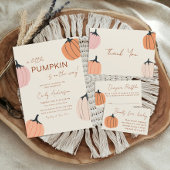 Serviette En Papier Baby shower d'automne du petit Citrouille
