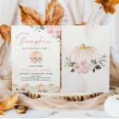 Kleine Pompoen Eerste Verjaardag Tijd Capsule Kaar Kaart