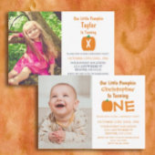 Little Pumpkin 2e verjaardag Bedankdoosjes