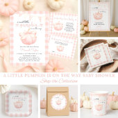 Gobelets En Papier Petit Citrouille sur le Baby shower Way Pink Bow