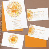 Invitation Boho Little Ray of Sunshine Genre Neutre