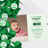 Invitation En Aluminium Petit Shamrock 1er anniversaire