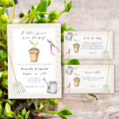 Serviette En Papier Petit baby shower à gerbes