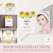 Kleine zonbloem Eerste Elegant Geel Bedankdoosjes