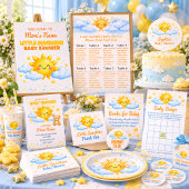 Ballotins Thème de célébration de bébé soleil doux