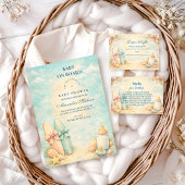 Invitation Little Surfer Baby Shower