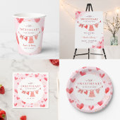 Serviette En Papier Petite amoureuse Valentines Baby shower fille