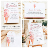 Affiche de table de nourriture CLARA Retro Rose Gl