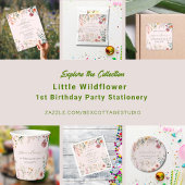 Sachets En Papier Petit Fleur sauvage qui tourne un joli 1er anniver