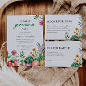 Gobelets En Papier Le Baby shower des fermiers cultivés localement