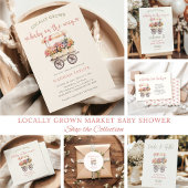 Lokaal geteeld Baby shower Boeken voor Baby Informatiekaartje