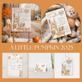 Serviette En Papier Little Pumpkin Fall Locally Grown Baby Shower