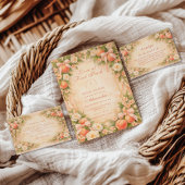 Invitation Love at First Peach Bridal Shower