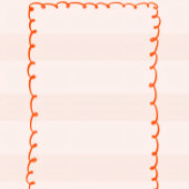 Cartes de demande de recette rayées orange pour ma