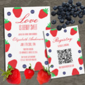 Assiettes En Carton Love Is Berry Sweet Fruit Bridal Shower