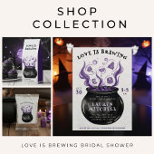 Invitation Love is Brewing Cauldron Halloween Bridal Shower
